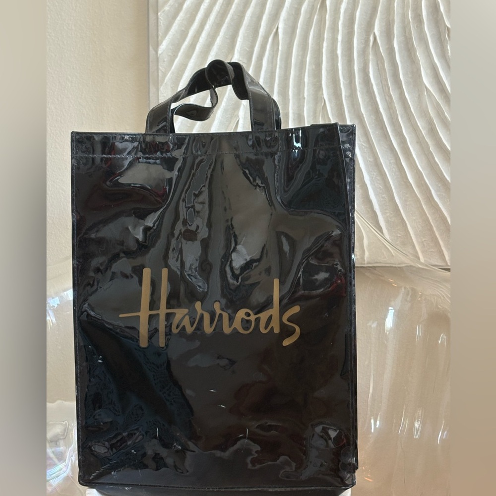 Harrods Patent Tote Bag